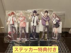 【セット売り】女子研究大学×ラウンドワン　BIGアクリルスタンド 全5種セット