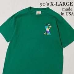 90's X-LARGE エクストララージ USA製 プリントTシャツ M