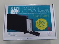 CRIS35EU31　USB 3.1 & eSATA HDDケース 3.5インチ
