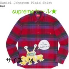 【未開封】supreme Daniel Johnston Plaid Shirt