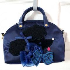 Bibiy. × familiar ミニバッグ ビビィ ファミリア 完売ネイビー