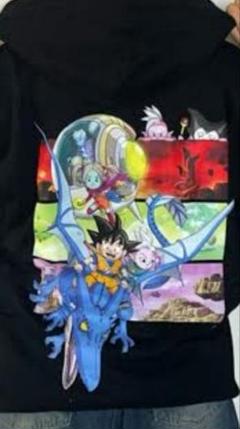 【新品未開封】ドラゴンボール　パーカー(メインビジュアル) Lサイズ　ダイマツリ 限定品】ドラゴンボール パーカー(メインビジュアル) Lサイズ