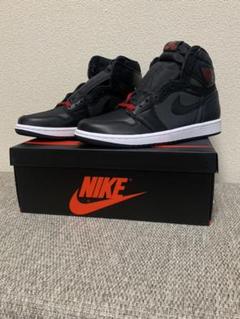NIKE AIR JORDAN1 BLACK SATIN