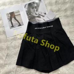 alexander wang プリーツショートパンツ 黒 Sサイズ - メルカリ
