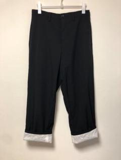 極美品 猛獣期⭐️ヨウジヤマモトプールオム スラックスパンツ サイドガラス 黒 極美品 猛獣期⭐️ヨウジヤマモトプールオム スラックスパンツ