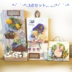 ☆・*お得な3点セットミニチュアガーデン☆:..。.:*・゜゜・*
