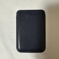 スマホ用合成皮革カードケース（紺）