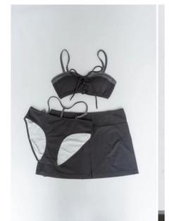 Knuth Marf - 【即日発送】back open flower swim suit / バック
