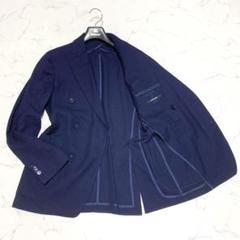 TAGLIATORE テーラードジャケット ホップサック生地 ダブル 春夏ウール