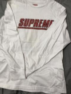 Supreme スタッズ付き長袖Tシャツ M ホワイト