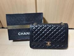 CHANEL ブラック キルティング ショルダーバッグのサムネイル