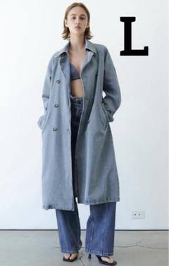 2025年最新】ZARA カラー：ブルー系 トレンチコート・スプリング