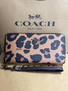 COACH ヒョウ柄 長財布 cc865 新品未使用のサムネイル