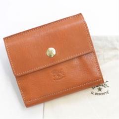 新品 イルビゾンテ 二つ折り 財布 ミニ財布 Wホック レザー 折財布 ヤキヌメ