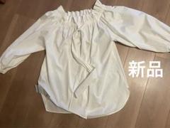 最終値下 新品 タグ付 ストロベリーフィールズ ブラウス リボン