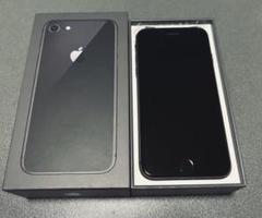 iPhone8 64GB スペースグレイ 充電ケーブル付き