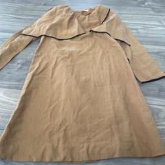 ザラキッズ zara kids ベージュ 長袖 ワンピース 11-12歳