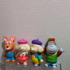 NHK ドレミファどーなっつ　ソフビフィギュアセット 4体　大サイズ ドレミファどーなっつ フィギュア 全4 NHK おかあさんと