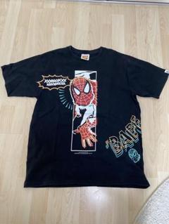 アベイシングエイプ　Tシャツ　スパイダーマン　新品未使用タグ付き　美品 A BATHING APE アベイシングエイプ スパイダーマン Tシャツ L
