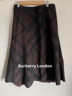【人気⭐BURBERRY LONDON】黒　裏ノバチェックスカート　サイズ36 1017003738464-1.jpg