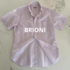 ブリオーニBRIONI半袖シャツ　リネンコットンのサムネイル