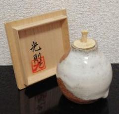 徳澤光則作　唐津焼　斑唐津　振出　共箱　茶道具 徳澤光則作 唐津焼 斑唐津 振出 共箱 茶道具 - メルカリ