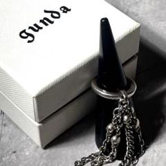 ROYAL FLASH別注gunda ガンダ　FRINGE SKULL RING