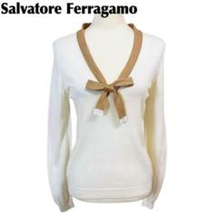 Salvatore Ferragamo ベージュニットセーター M美品 楽天市場】フェラガモ（ニット・セーター｜トップス