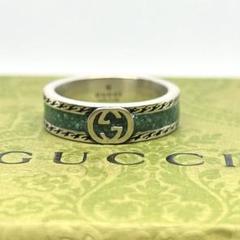 美品✨グッチ GUCCI　指輪　リング　13号 インターロッキング　アラベスク 美品✨グッチ GUCCI 指輪 リング 13号 インターロッキング