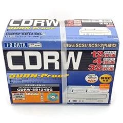 【日本産】 I-O SCSI接続内蔵型CD-RWドライブ CDRW-SB124BG DATA - PCパーツ