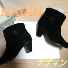 【nadin】ヒール　スエード　美品　25㎝ nadin】ヒール スエード 美品 25㎝