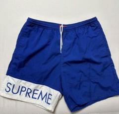 SUPREME 青 ショートパンツ 水着 - メルカリ