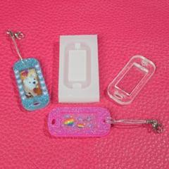 ハンドメイド シリコンモールド ネームタグ
