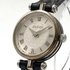 稼動】 GUCCI グッチ 2040L 腕時計 クォーツ QZ シルバー文字盤