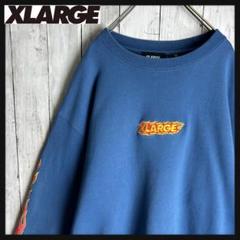 人気デザイン】エクストララージ☆センター刺繍ロゴスウェット