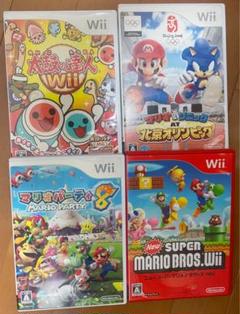 Wiiゲーム4本セット（太鼓の達人、マリオパーティ8など）