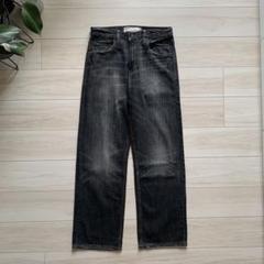 リーバイス569 W36 ブラックデニム 黒 ボトム パンツ 縦落ち