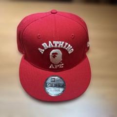 【保証書付】 APE BATHING A 9FIFTY メルカリ - ニューエラー レッドキャップ 帽子