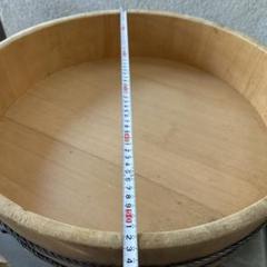 木製 寿司桶 円形 53cm 古い樽 大きな樽 - メルカリ
