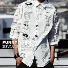 1 アンティカ PUNNY_SHIRT 手描きアートシャツ