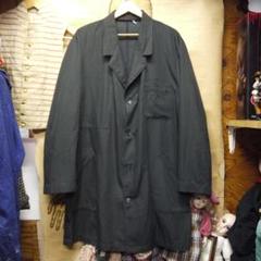 1960's France black maquignon coat