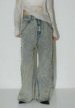 【完売商品】knuth marf ベルボトムデニム Knuth Marf - bell bottom denim pants(unisex) / ベルボトム