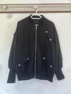 JEANASIS リバーシブル MA-1 ブラック FREAK'S STORE/ナイロン フリース リバーシブル MA-1 ジップ