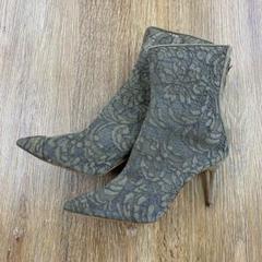 極美品 MANOLO BLANIK レースアップ　ミドル丈ブーツ 37 極美品 MANOLO BLANIK レースアップ ミドル丈ブーツ 37 - メルカリ