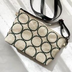 ミナペルホネン ボディバッグ ハンドメイド ライトベージュ タンバリン mina perhonen(ミナ ペルホネン)｜【Kids】tambourineバッグ