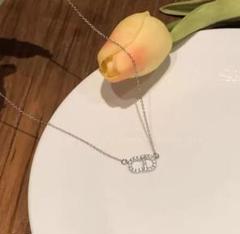 Dior 並行輸入品 cd ネックレス シルバー 新品 CD dior ネックレス シルバー - ネックレス人気