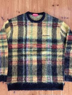 2022年最新】supreme brushed plaid sweaterの人気アイテム - メルカリ 安心の定価販売 ニット モヘア XL Sweater Plaid Brushed Supreme ニット/セーター