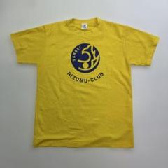 プリントデザインTシャツ　黄色　サイズS ドライ素材