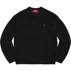 トップス Supreme Small Box Polo Sweater \"Black Supreme Small Box Polo Sweater