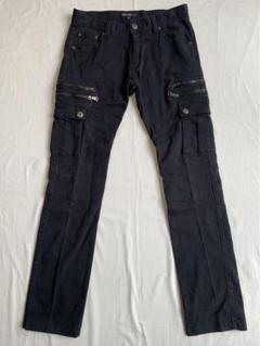 in the attic zip design denim jeans